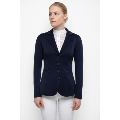 Fleur De Lys Glitter Show Jacket - Navy