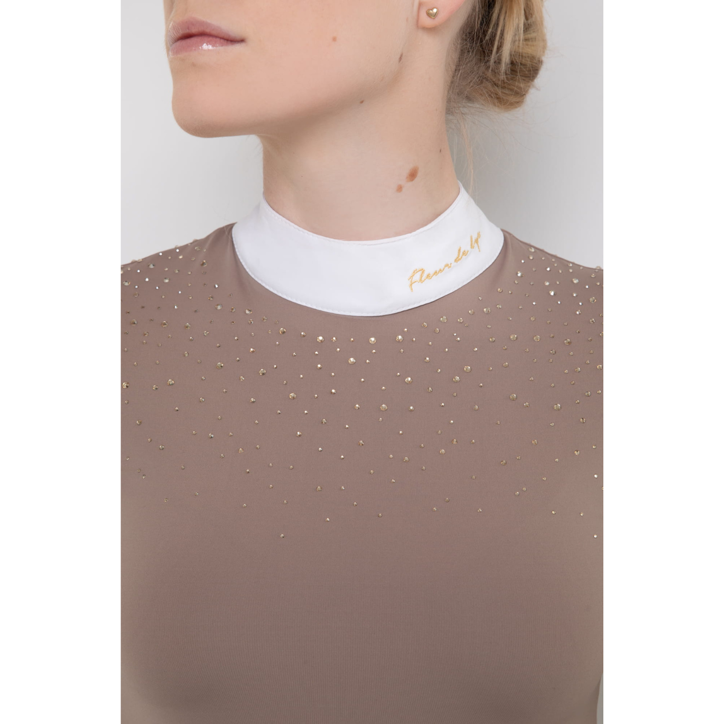 Fleur De Lys Holly Long Sleeve Shirt - Beige