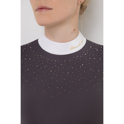 Fleur De Lys Holly Long Sleeve Shirt - Grey