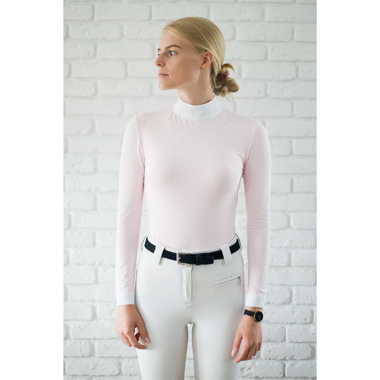 Fleur De Lys Holly Long Sleeve Shirt - Pink