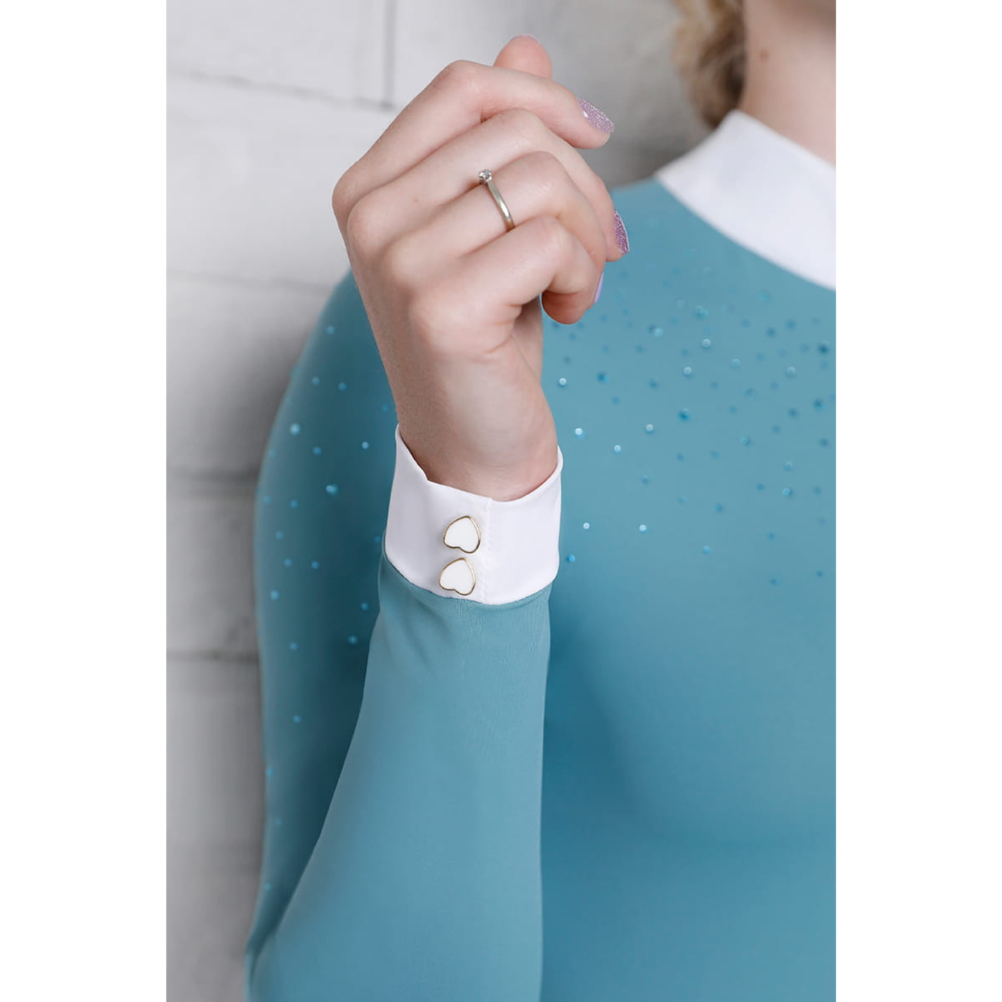 Fleur De Lys Holly Long Sleeve Shirt - Sage