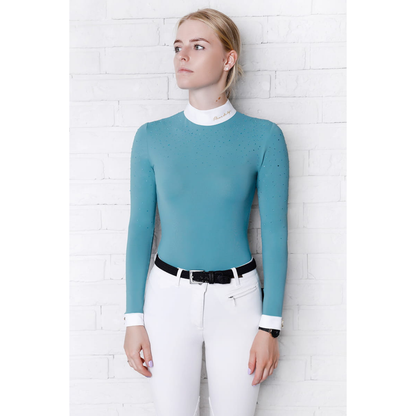 Fleur De Lys Holly Long Sleeve Shirt - Sage