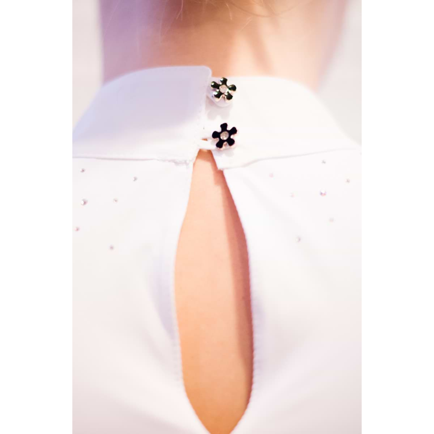 Fleur De Lys Holly Long Sleeve Shirt - White