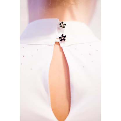 Fleur De Lys Holly Long Sleeve Shirt - White