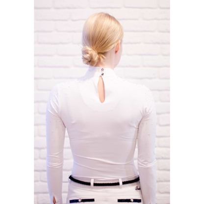 Fleur De Lys Holly Long Sleeve Shirt - White