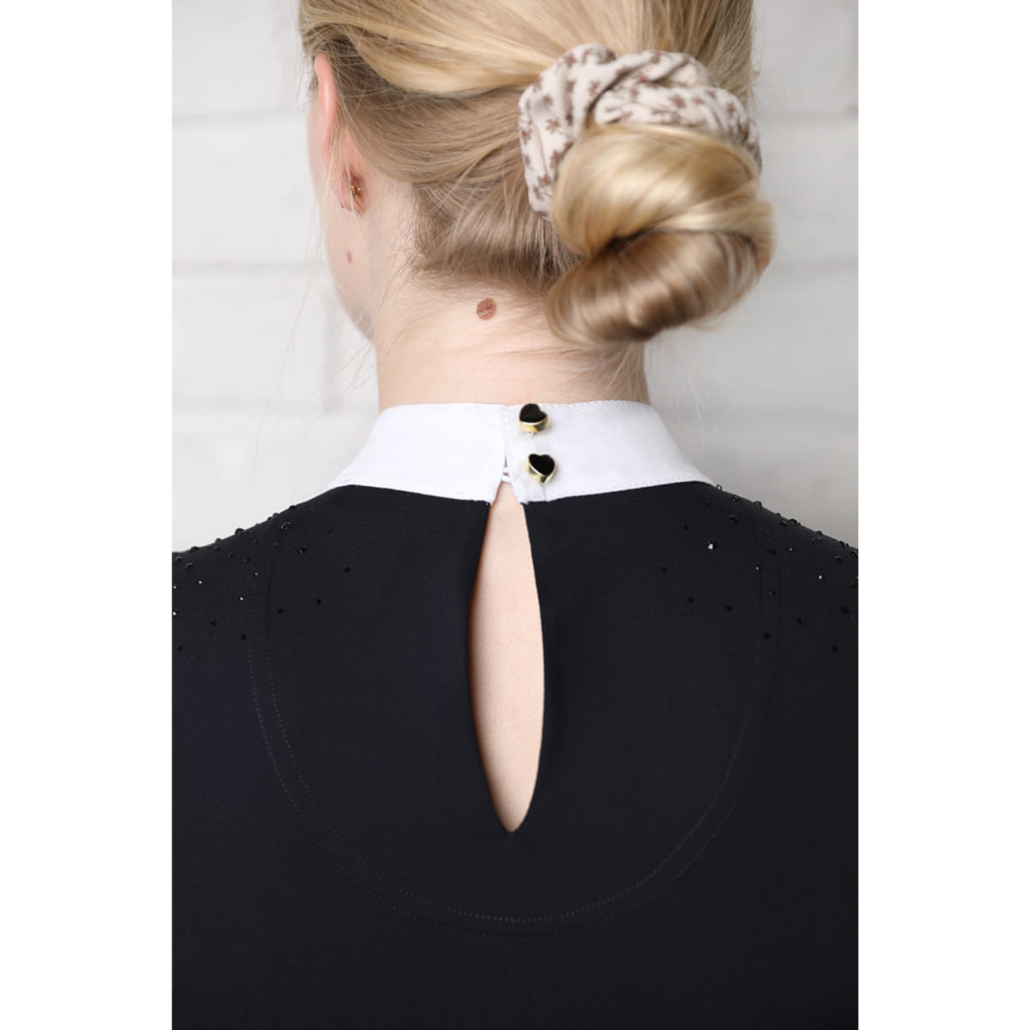 Fleur De Lys Holly Short Sleeve Shirt - Black