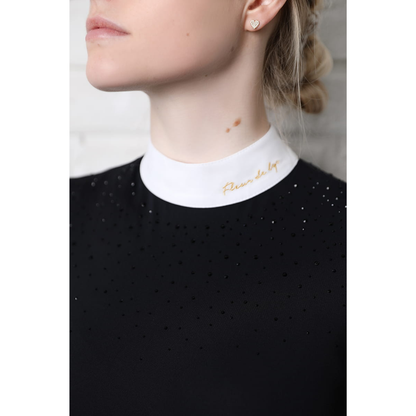 Fleur De Lys Holly Short Sleeve Shirt - Black
