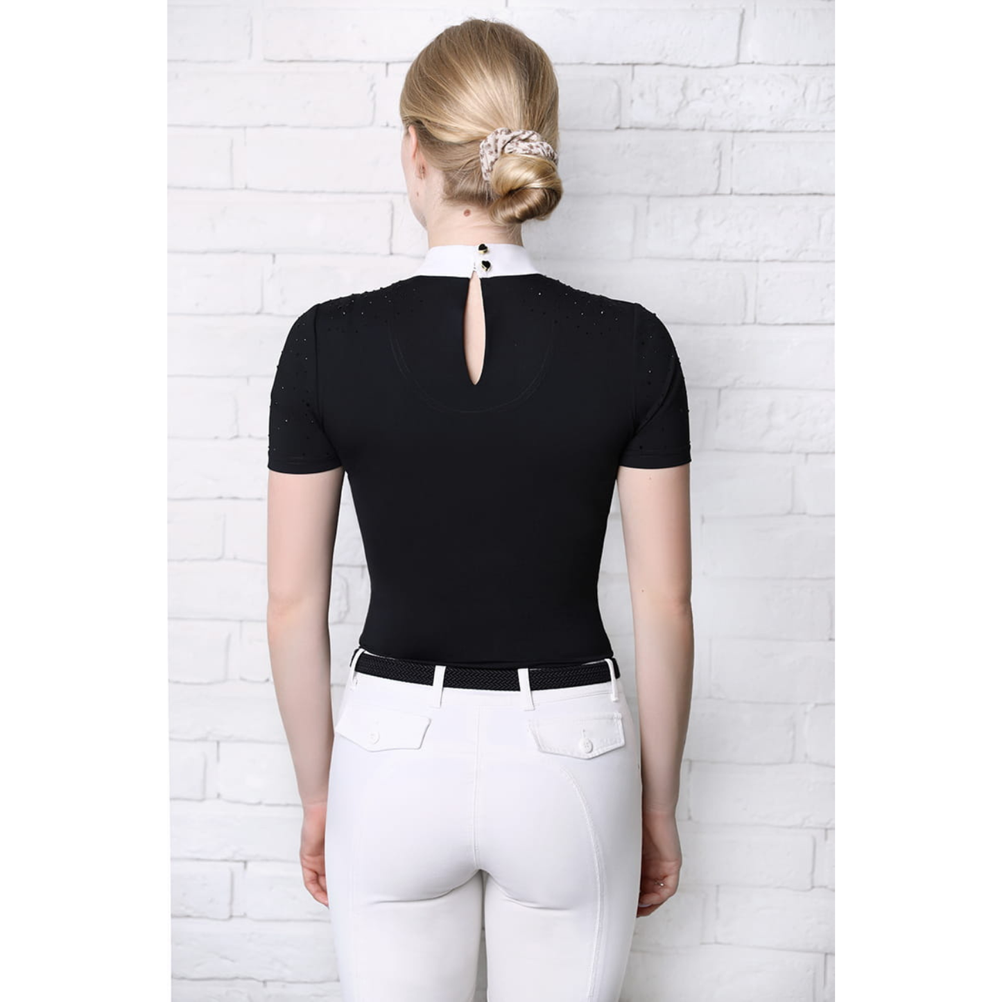 Fleur De Lys Holly Short Sleeve Shirt - Black
