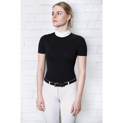 Fleur De Lys Holly Short Sleeve Shirt - Black