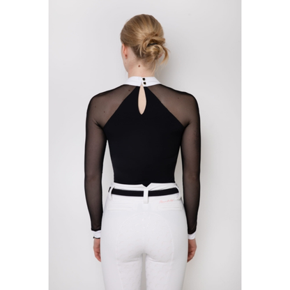 Fleur De Lys Molly Spark Long Sleeve Shirt - Black