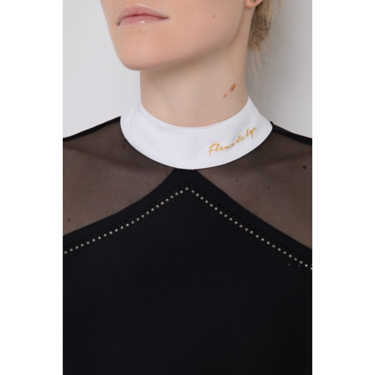 Fleur De Lys Molly Spark Long Sleeve Shirt - Black