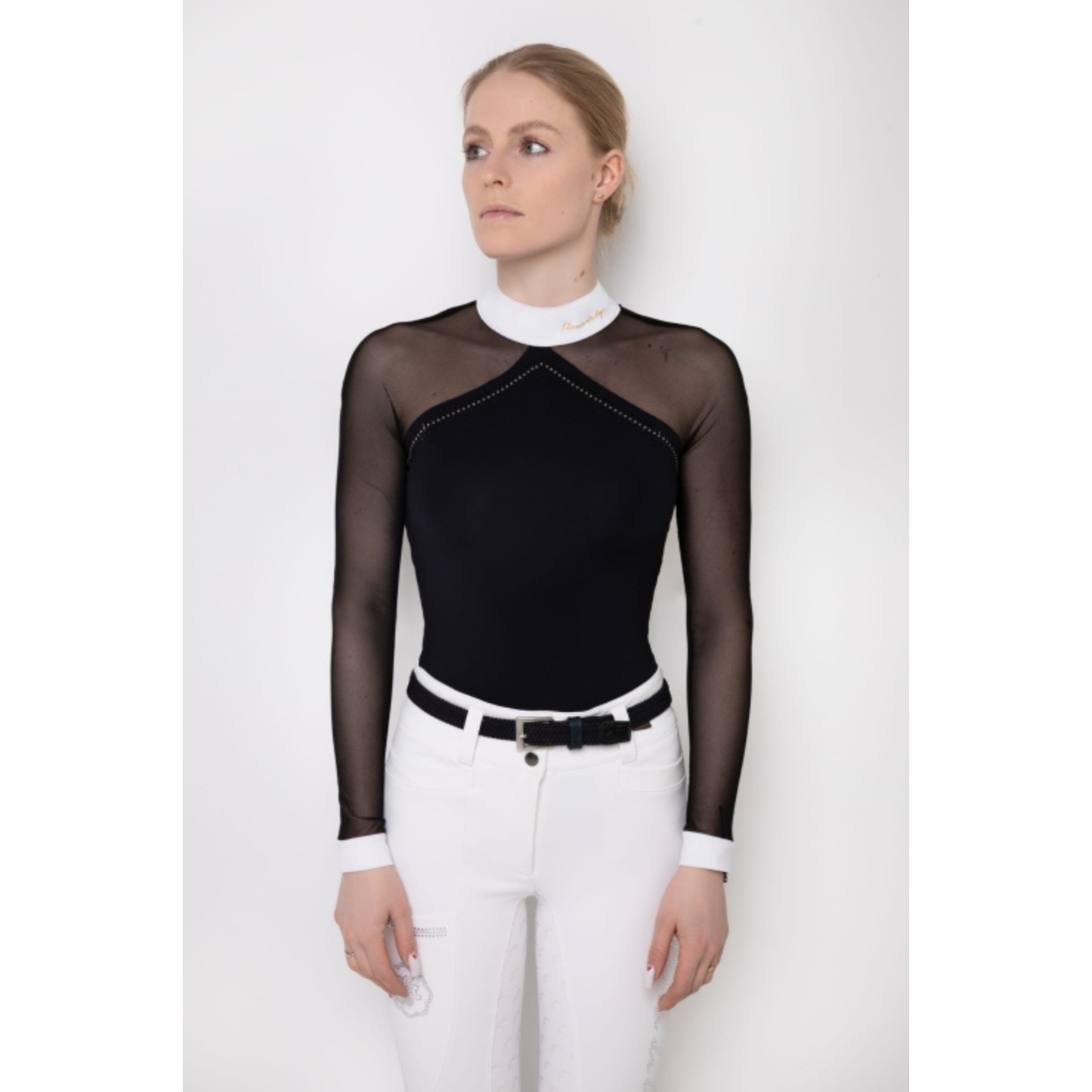 Fleur De Lys Molly Spark Long Sleeve Shirt - Black