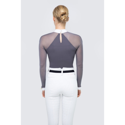 Fleur De Lys Molly Spark Long Sleeve Shirt - Graphite