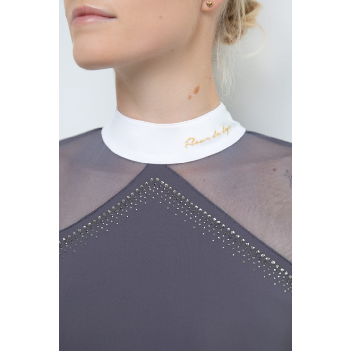 Fleur De Lys Molly Spark Long Sleeve Shirt - Graphite