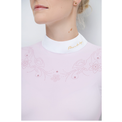 Fleur De Lys Gerbera Long Sleeve Shirt - Pink