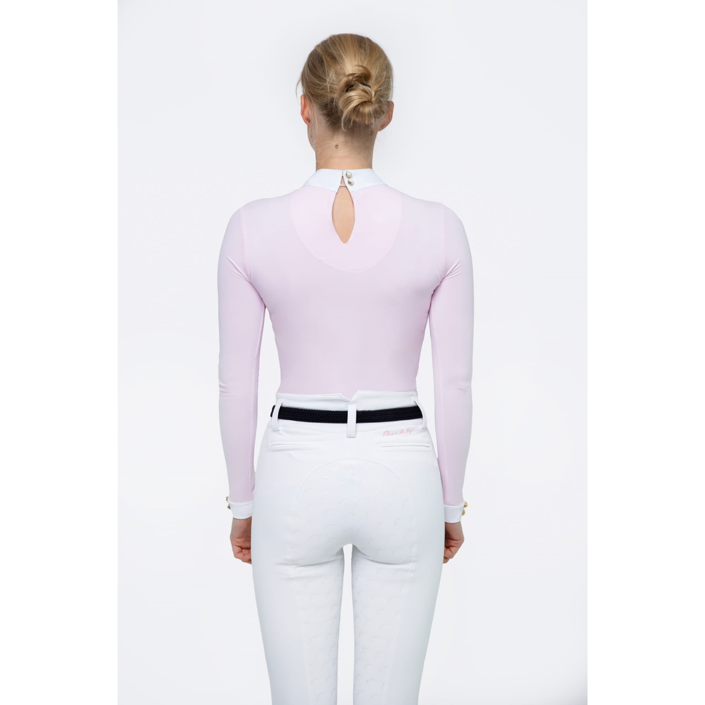 Fleur De Lys Gerbera Long Sleeve Shirt - Pink