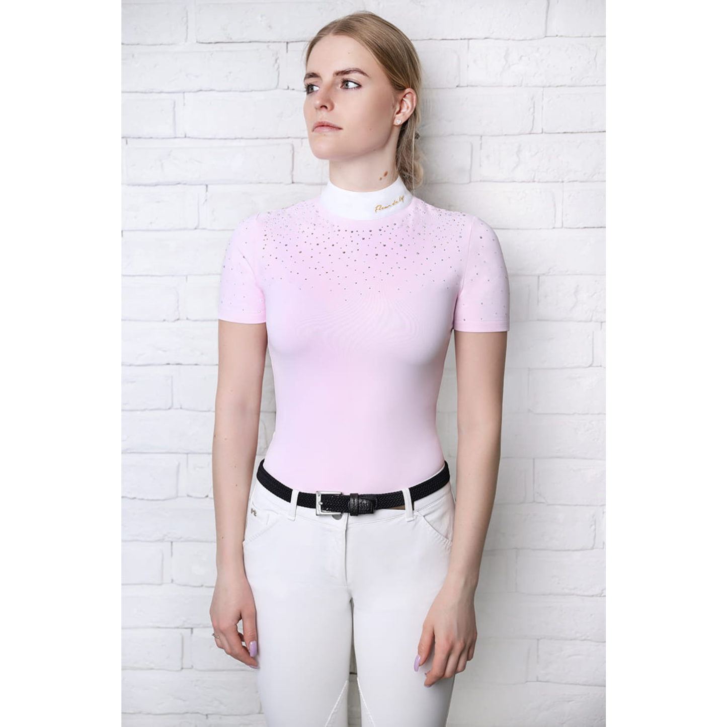 Fleur De Lys Holly Short Sleeve Shirt - Pink