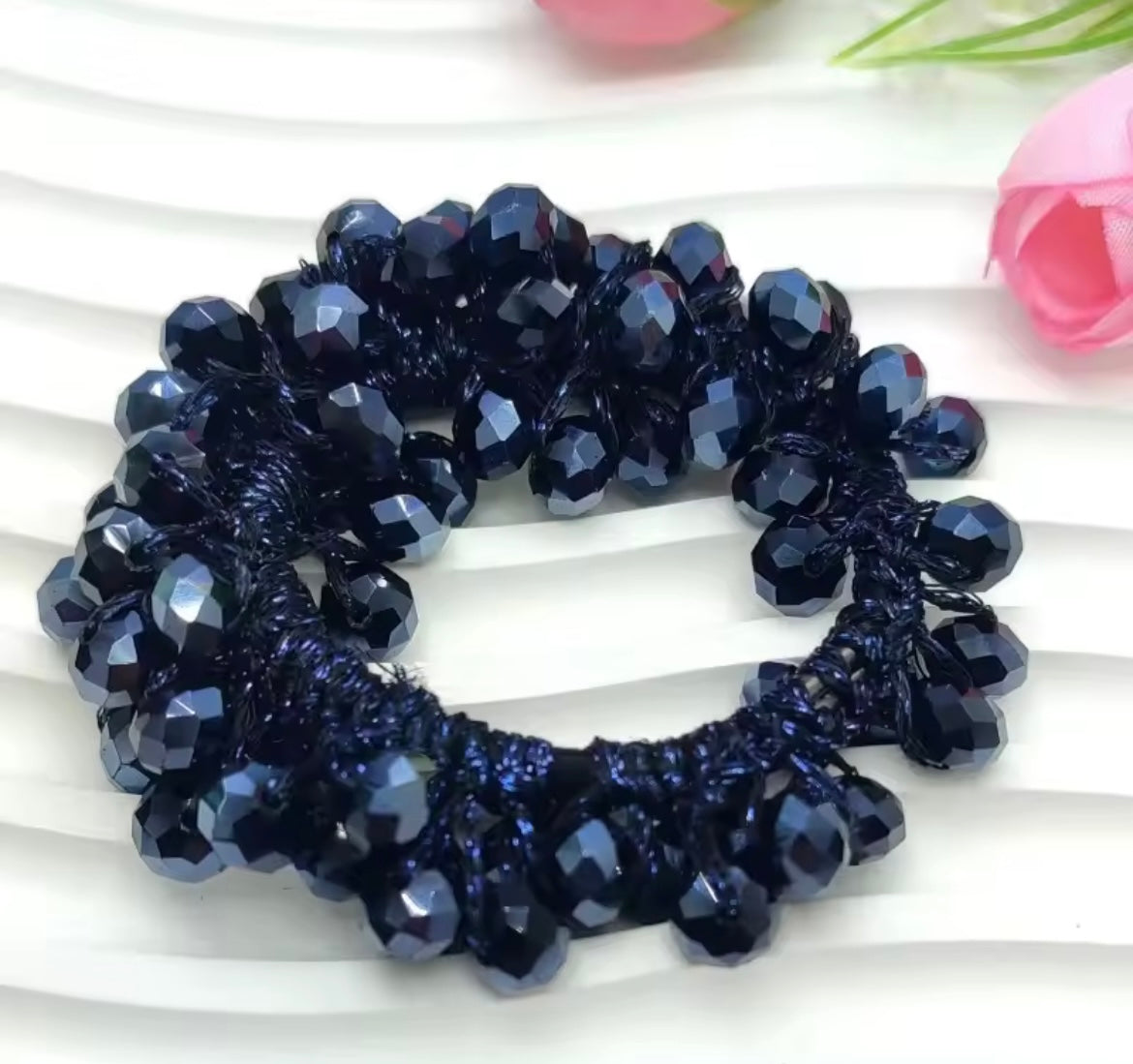 THD Rhinestone Scrunchie