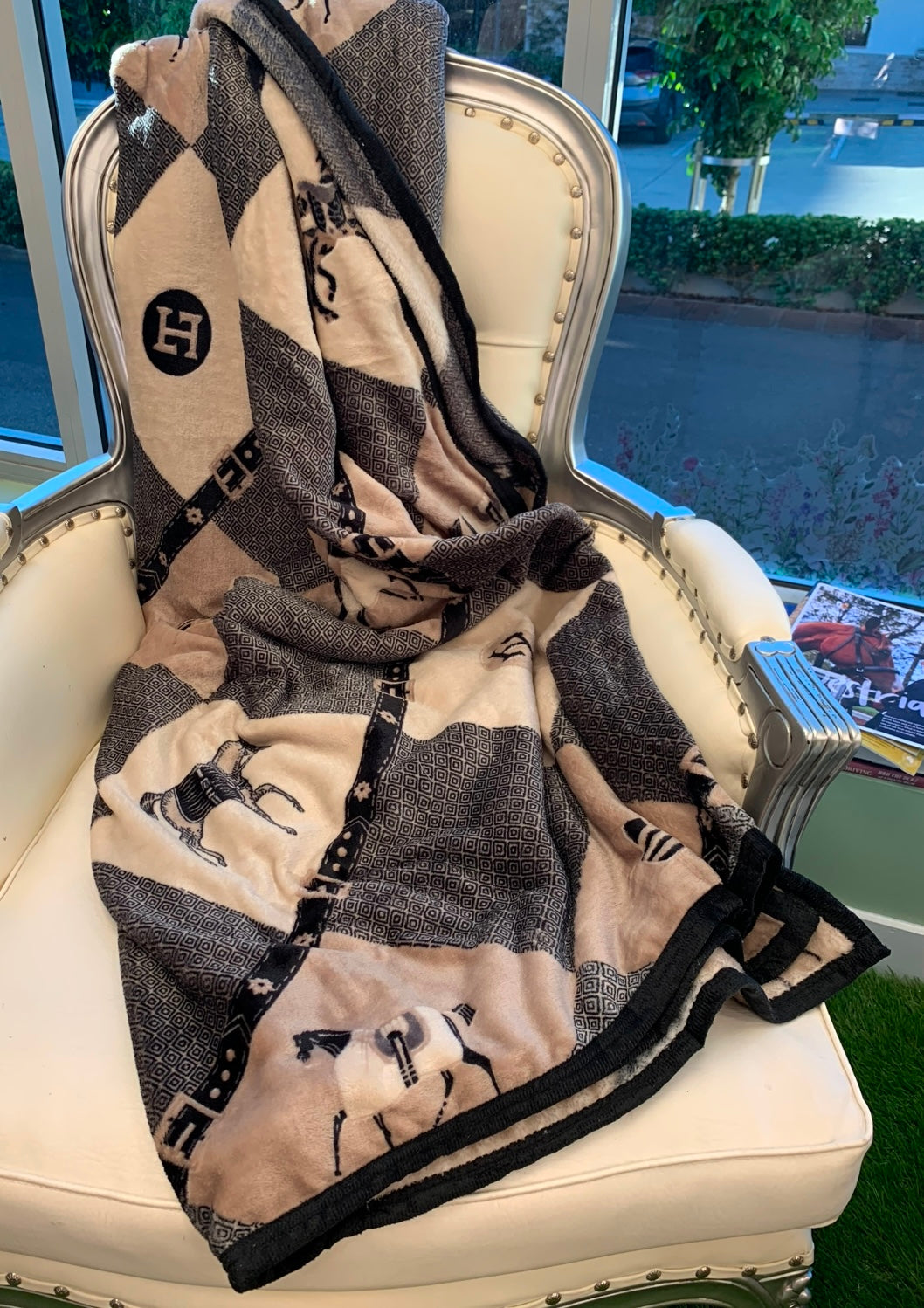 Horse Print Blanket