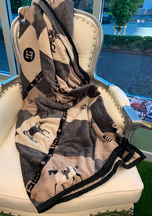 Horse Print Blanket