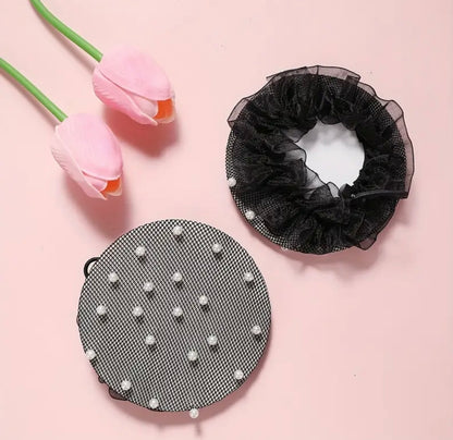 THD Pearl Bun Hair Net with Elastic