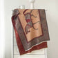 Horse Print Cashmere Blend Scarf