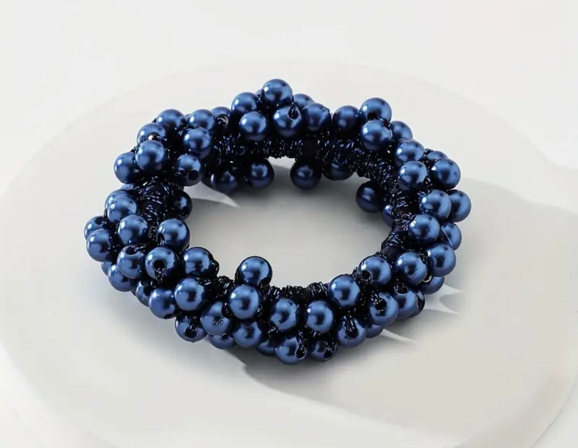 THD Imitation Pearl Scrunchie