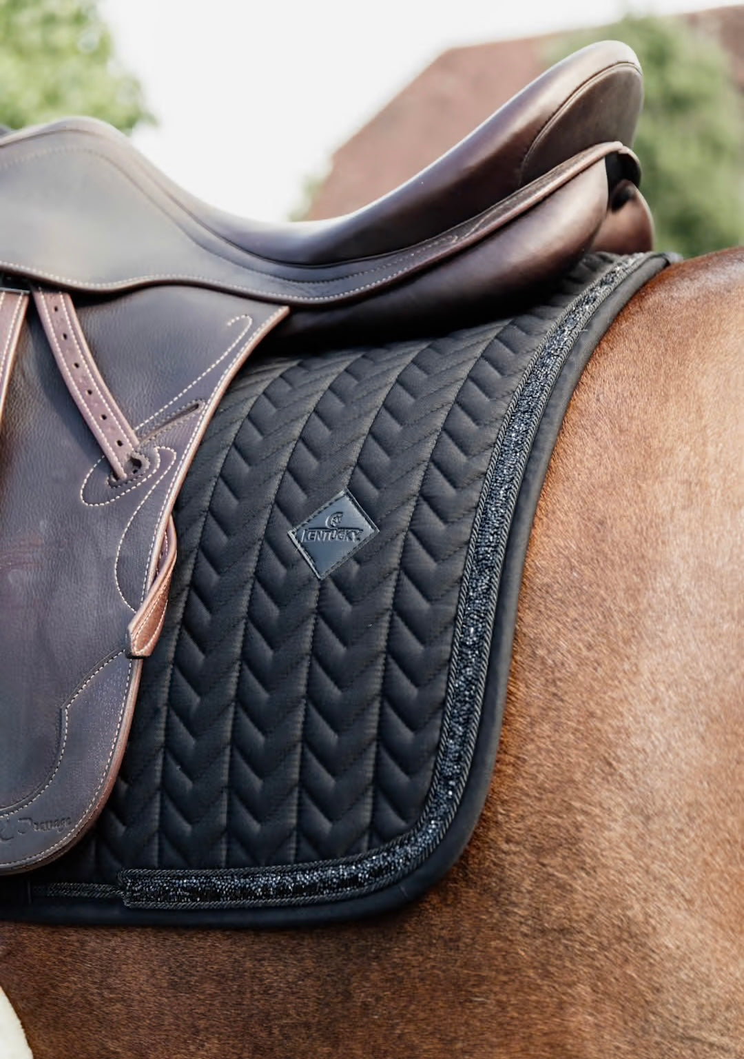 Kentucky Saddle Pad Glitter Stone - Dressage
