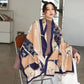 Horse Print Cashmere Scarf