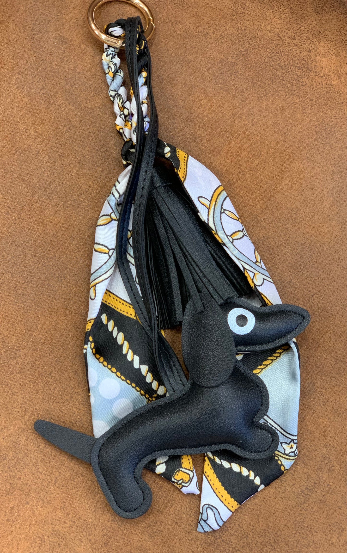 Sausage Dog Keyring/Bag Charm
