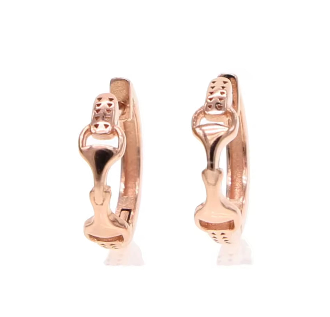Equipage - Horse Lovers Snaffle Bit Hoop Earrings