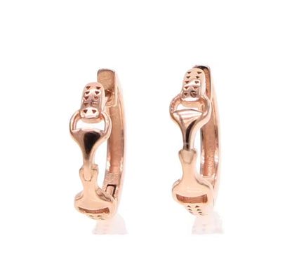 Equipage - Horse Lovers Snaffle Bit Hoop Earrings