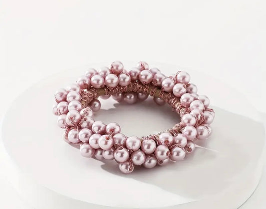 THD Imitation Pearl Scrunchie