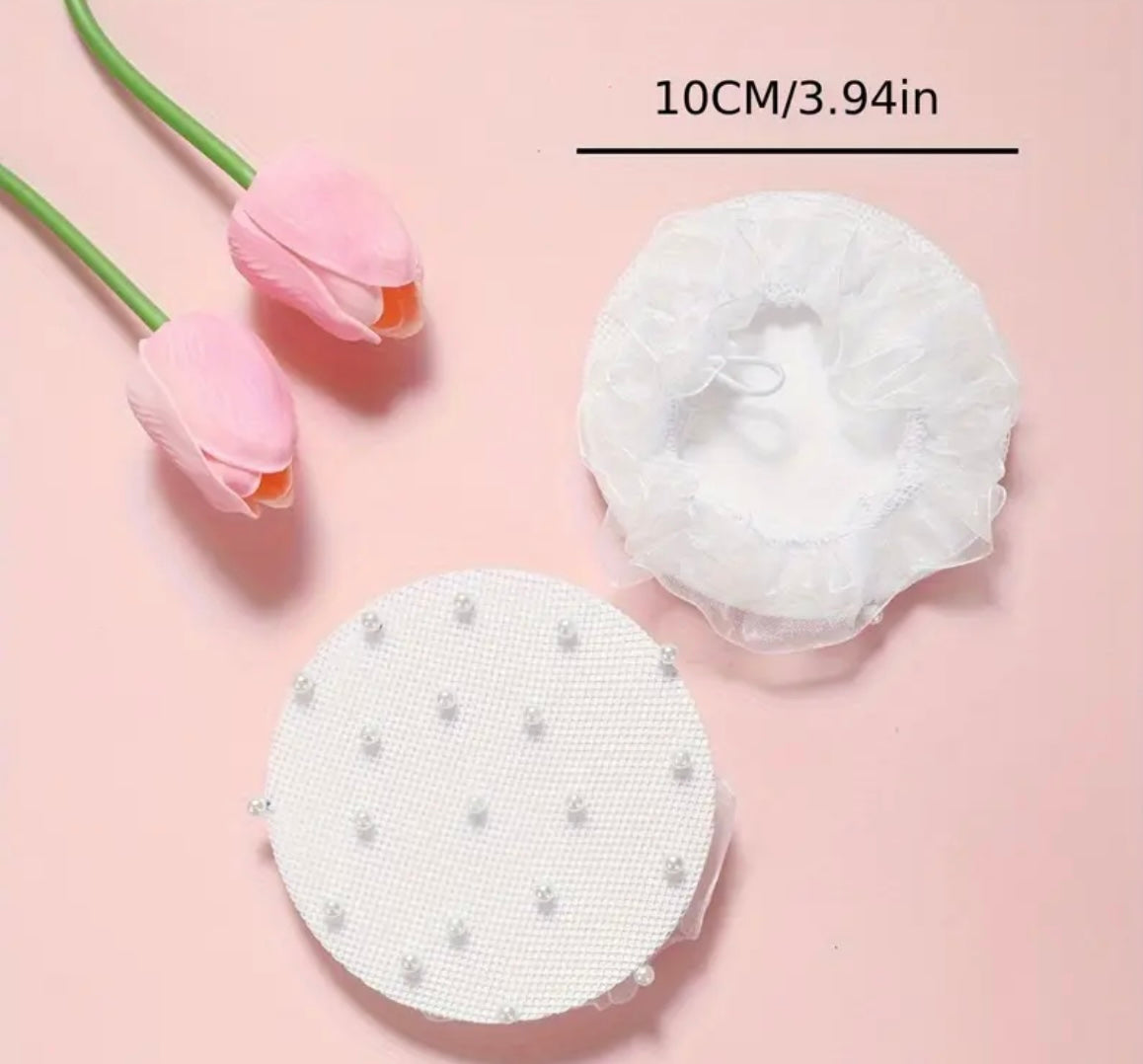 THD Pearl Bun Hair Net with Elastic