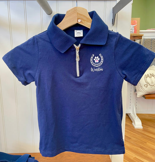 Winston Polo with Zip