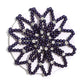 Pearl Elastic Hair Bun Net with Crystals