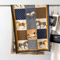 Horse Print Cashmere Blend Scarf