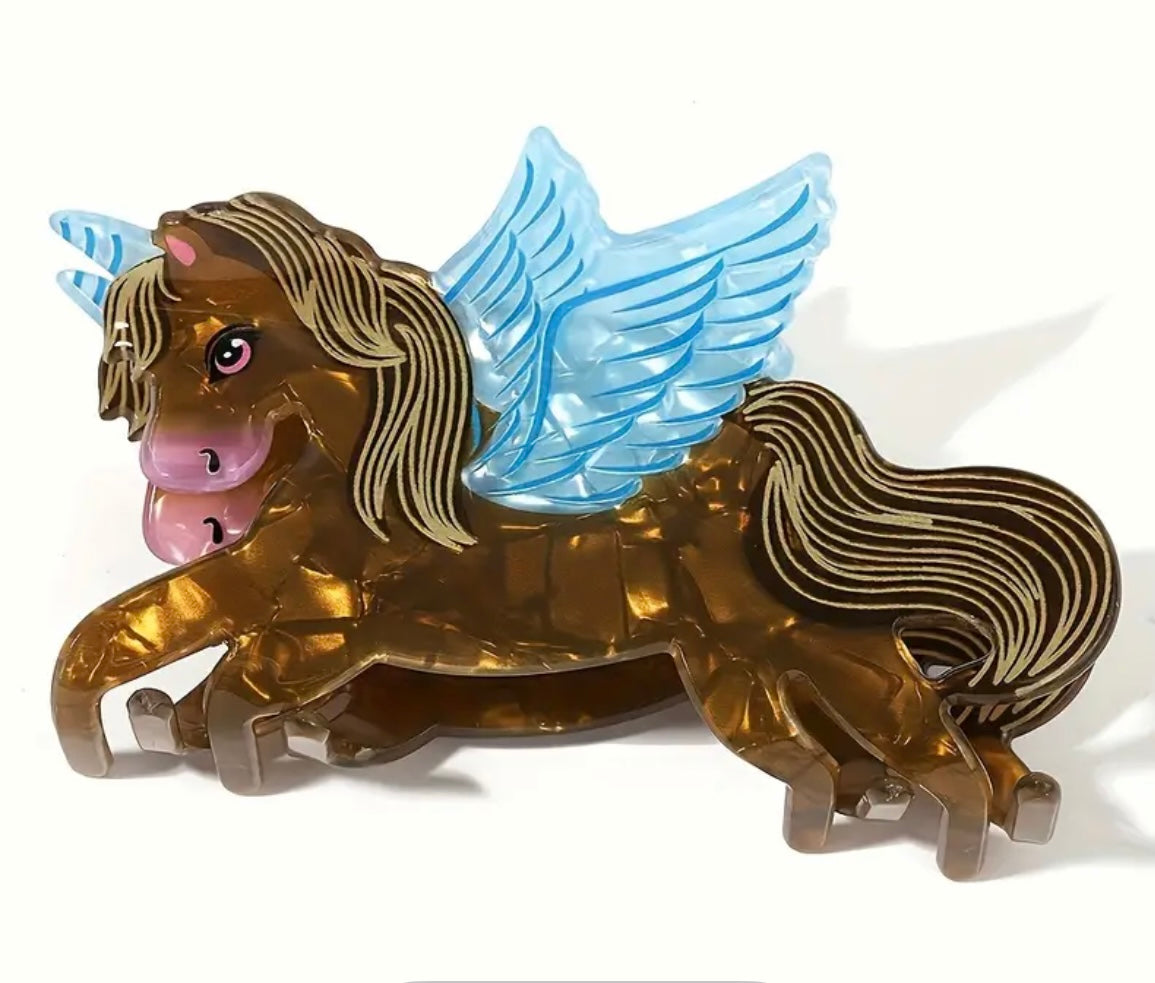 Horse Hair Clip - Pegasus