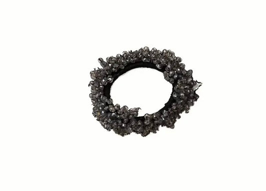 THD Elegant Beaded Crystal Scrunchie