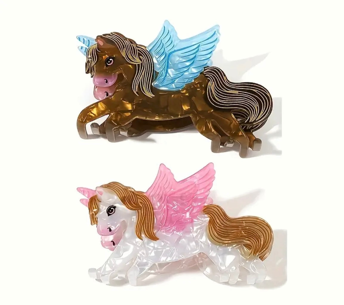 Horse Hair Clip - Pegasus