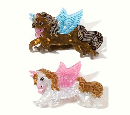 Horse Hair Clip - Pegasus