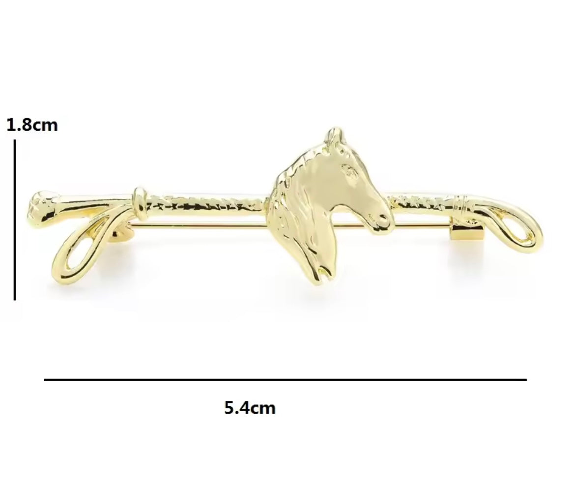 Horse Head on Whip Stock Pin