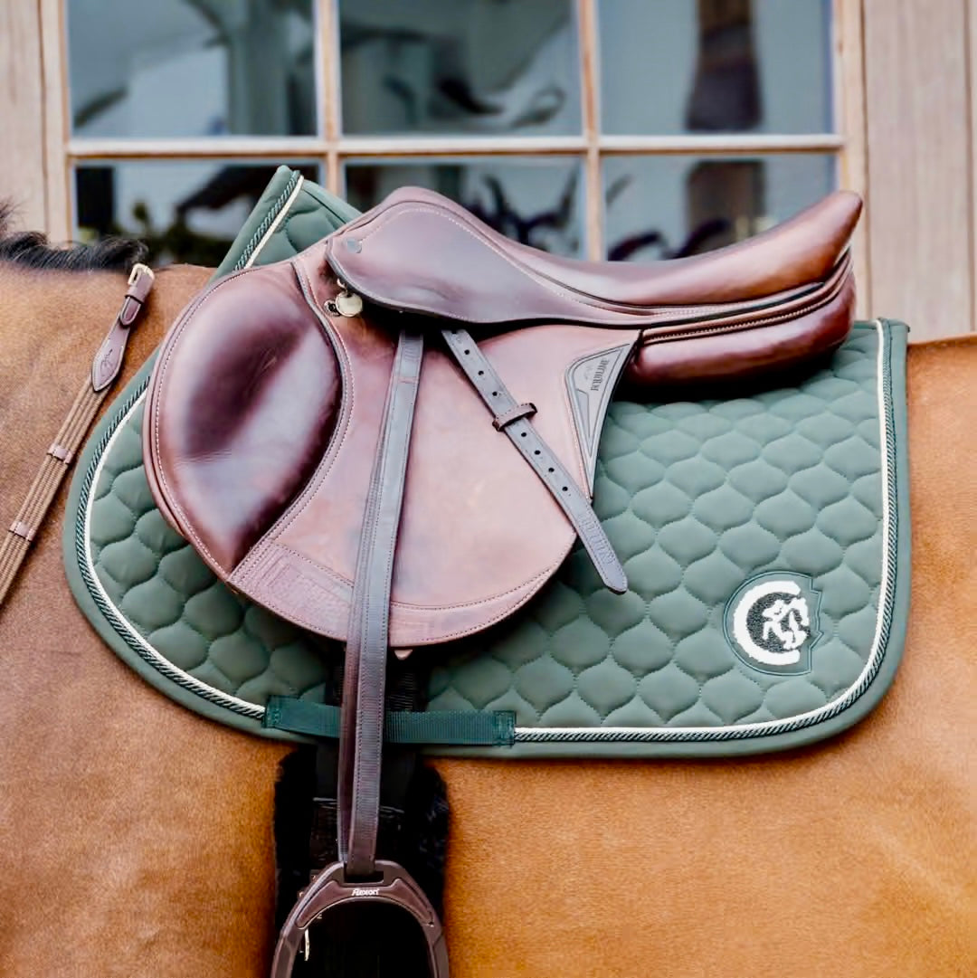 Kentucky Saddle Pad Onion Quilt 3D Logo - Jumping
