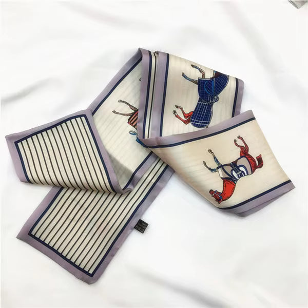 JUNIOR Horse Design Skinny Scarf