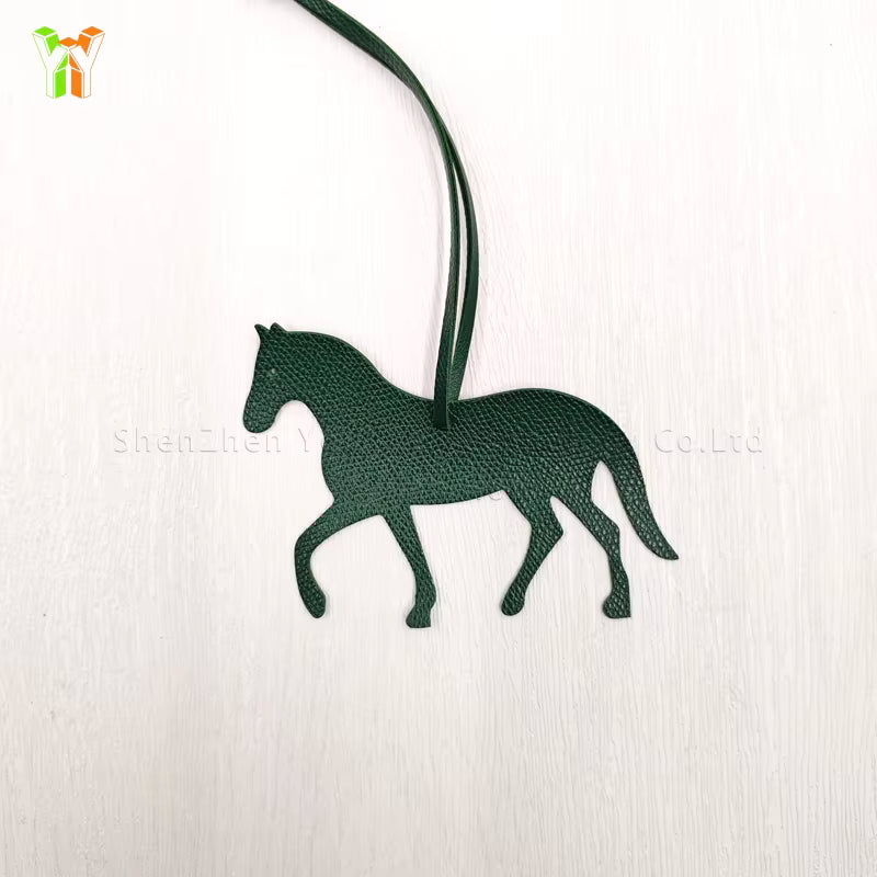 NATALIE PU Leather Horse Trotting Bag Charm