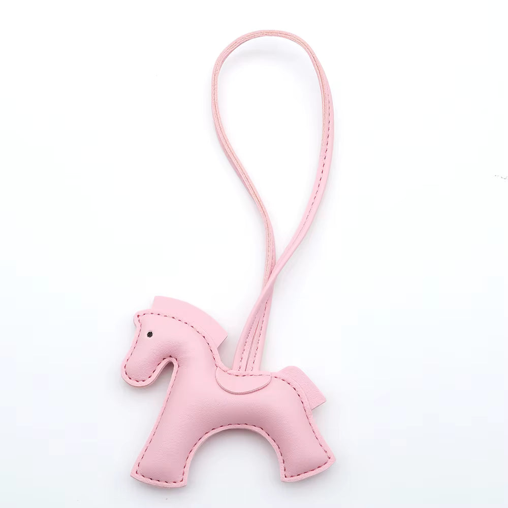 THD PU Leather Horse Bag Charm