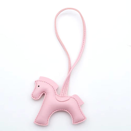 THD PU Leather Horse Bag Charm