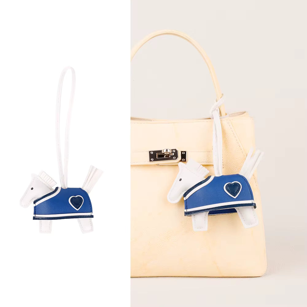 MARGIE PU Horse in Rug Bag Charm