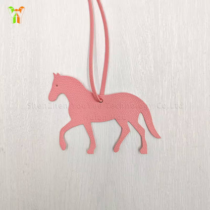 NATALIE PU Leather Horse Trotting Bag Charm