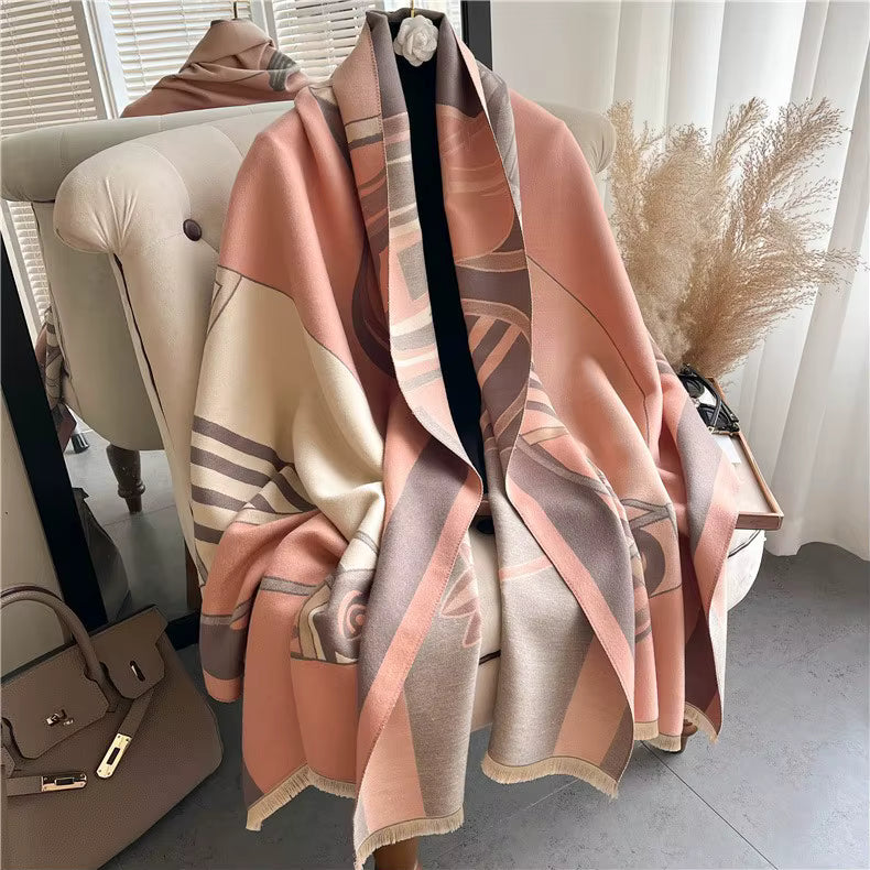 BELL Horse Design Cashmere Pashmina/Shawl